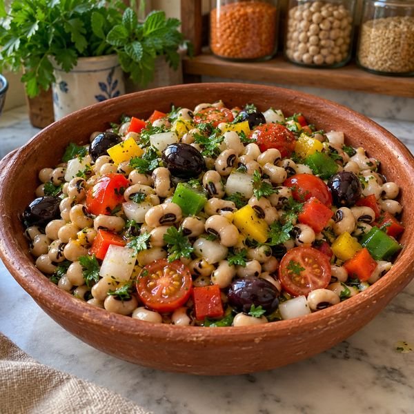 Salada de feijão-fradinho